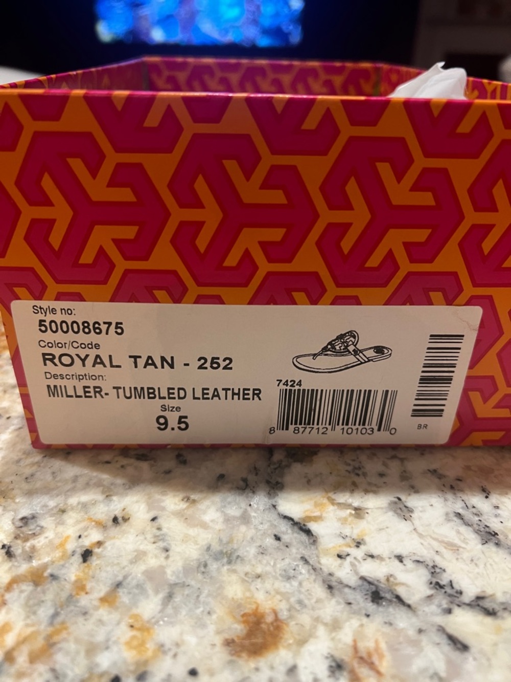 Tory Burch Brown Leather Sandals - Picture 5 of 6
